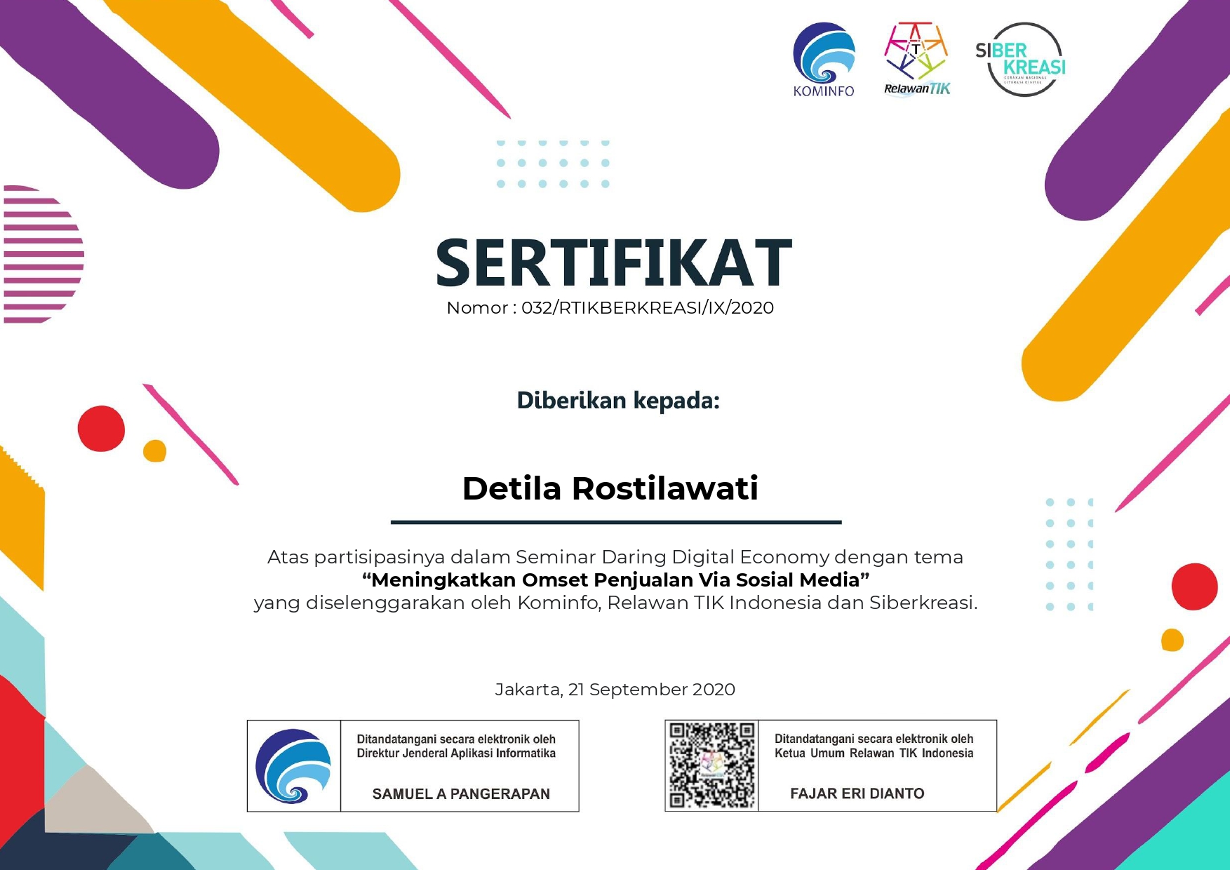 Thumbnail Sertifikat Digital Economy