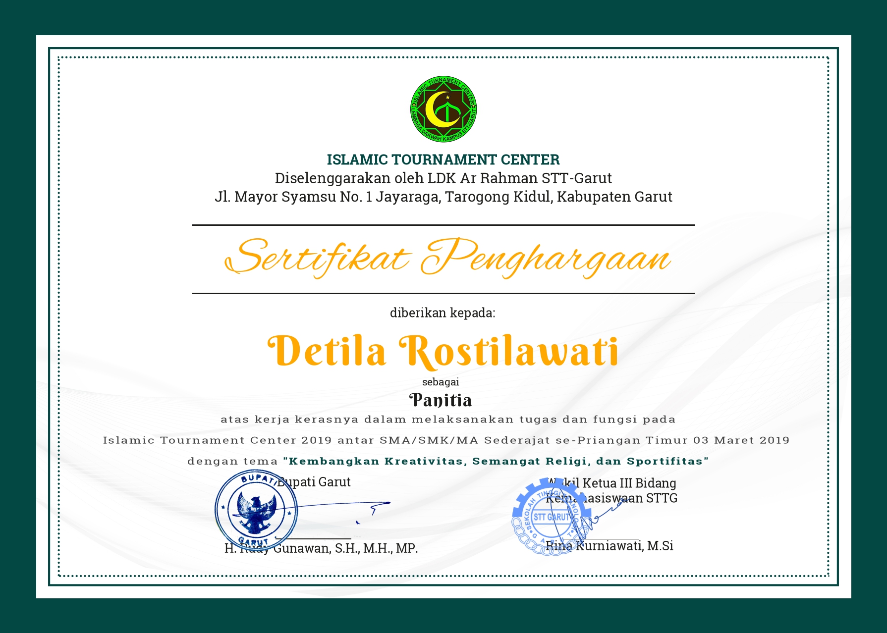 Thumbnail Sertifikat ITC