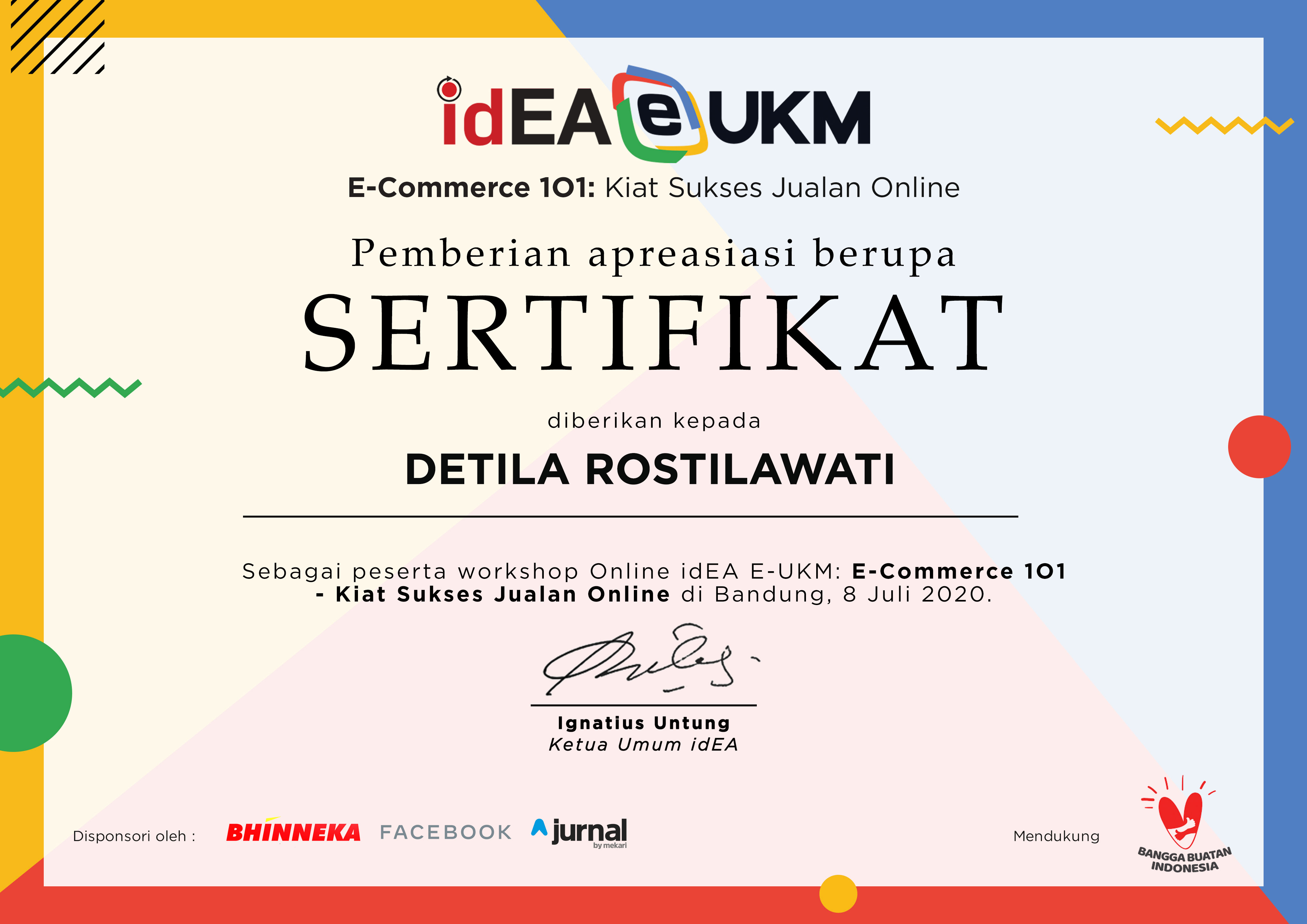 Thumbnail Sertifikat IdEA